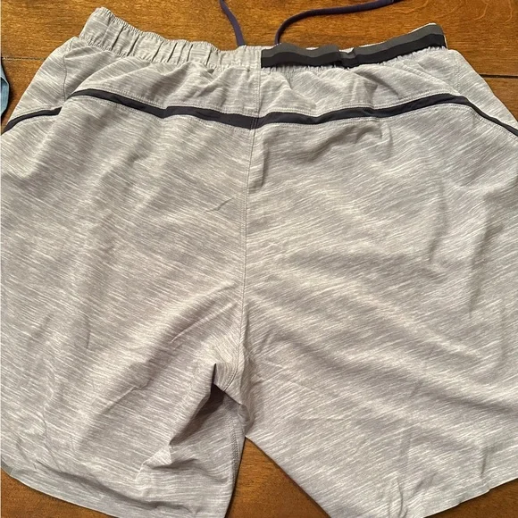 lululemon athletica Gray and Blue Athletic Shorts - Picture 2 of 3
